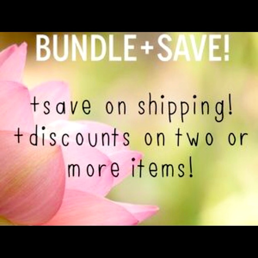 Bundle to save on the shipping and get a discount